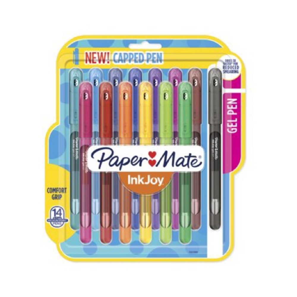 Paper💕Mate InkJoy CAPPED gel pens 14 count .07MM